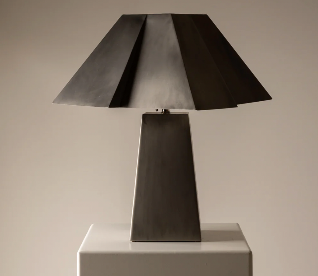 Bohan Table Lamp Steel by Rachel Donath