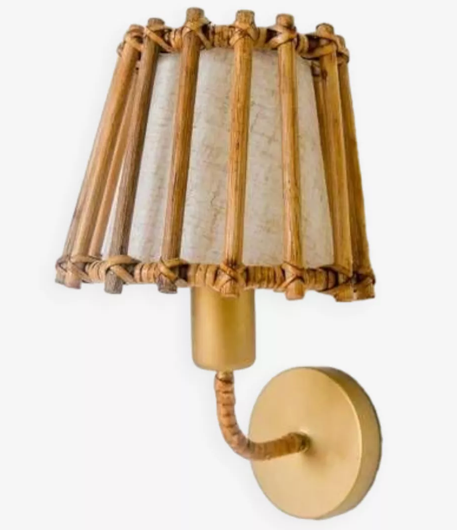 Rattan Wall Lamp