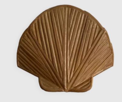 Shell-shaped Rattan Wall sconce