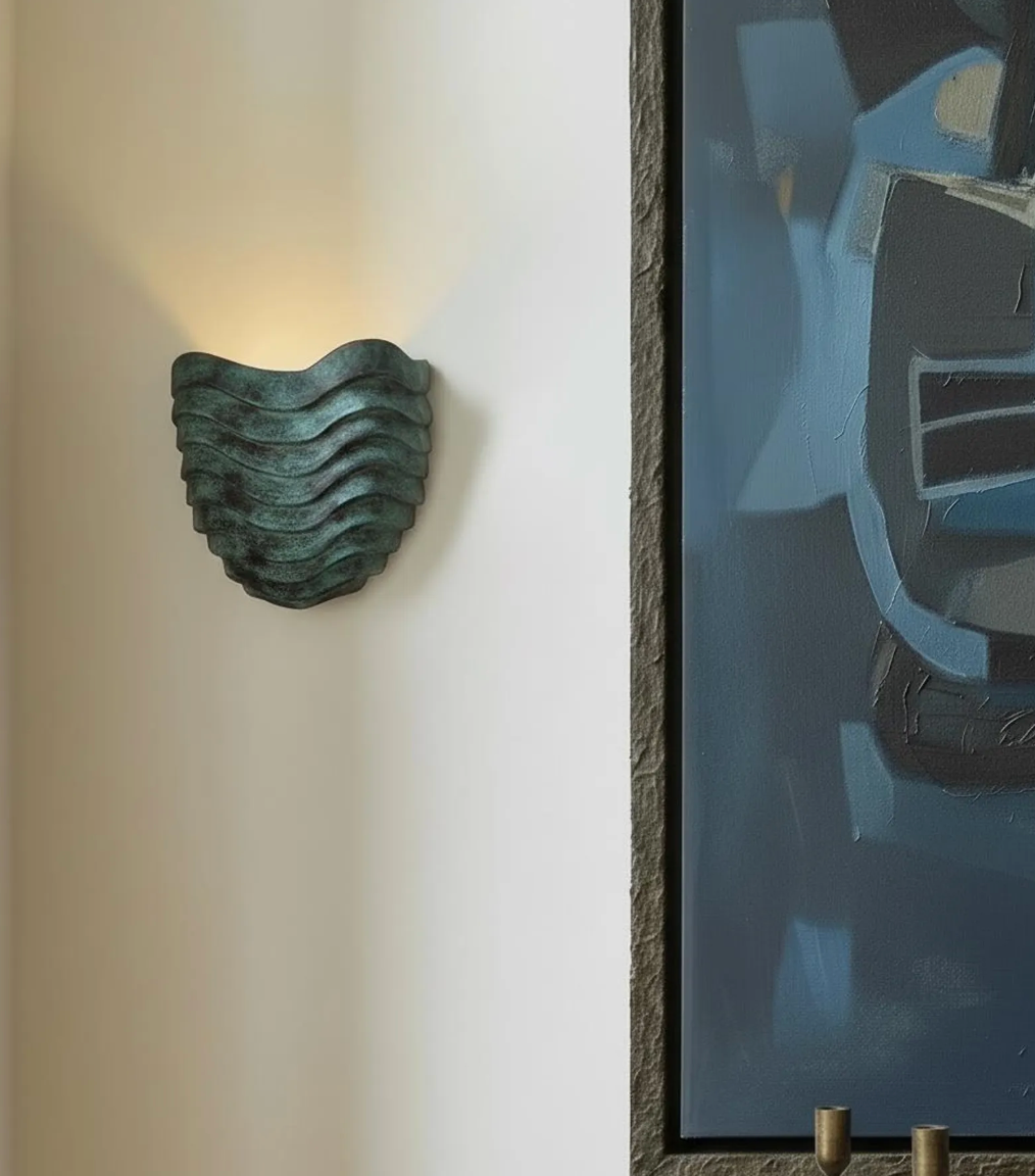 Bronze Green wall Sconce