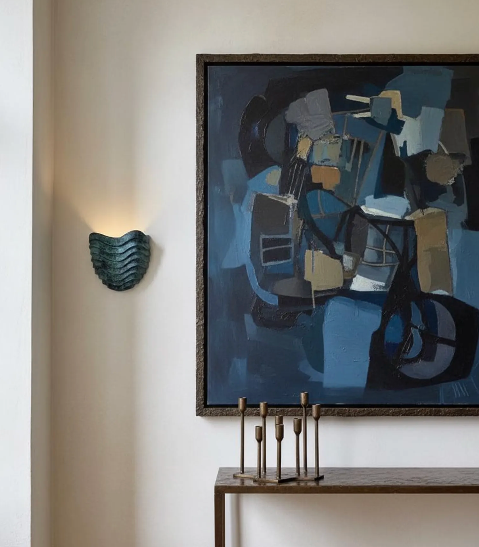 Bronze Green wall Sconce