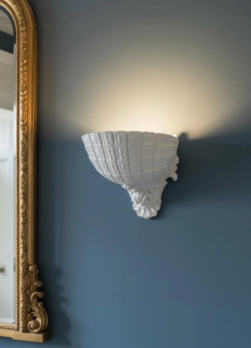 Scalloped Shell wall sconce