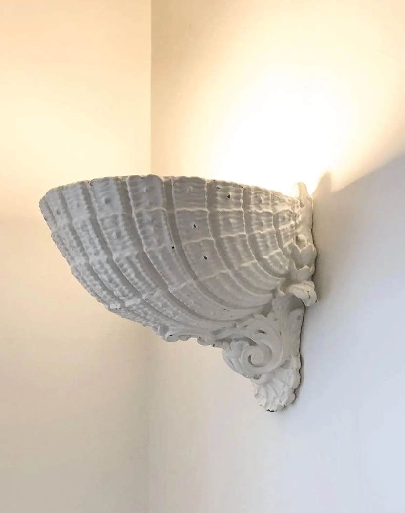 Scalloped Shell wall sconce