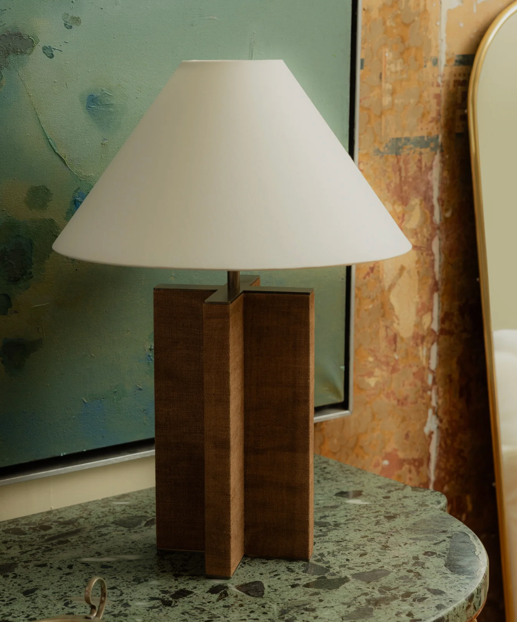 Marquis Table Lamp Pecan by Rachel Donath
