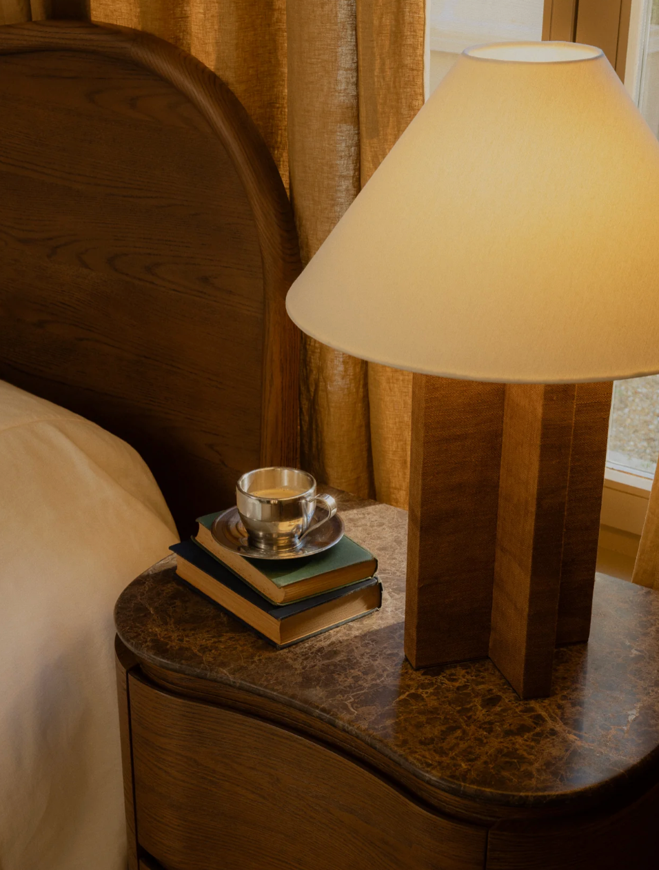 Marquis Table Lamp Pecan by Rachel Donath