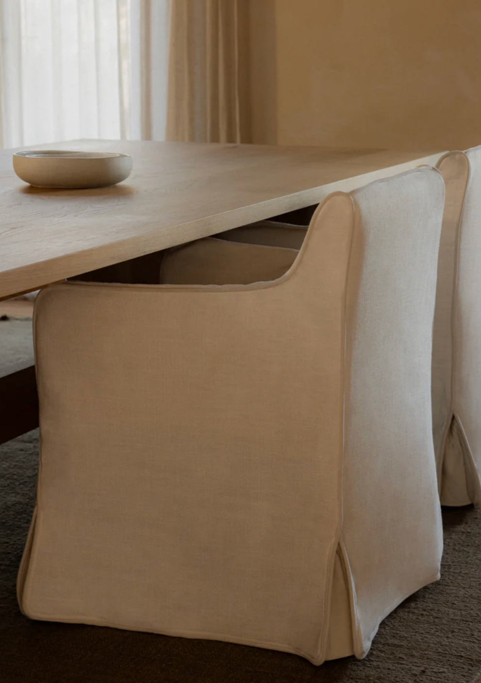 Cohen Dining Chair Ivory by Rachel Donath