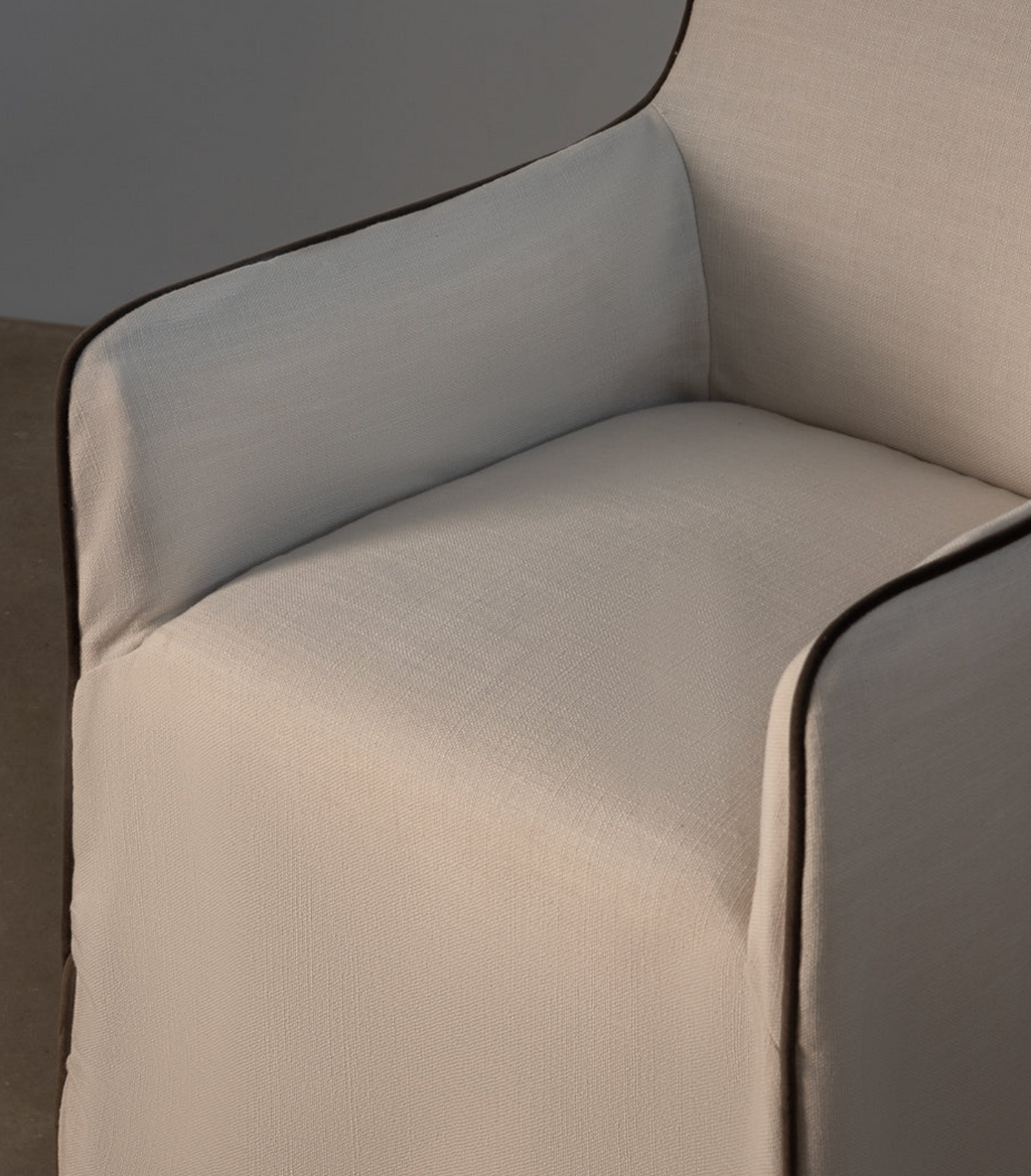 Cohen Dining Chair Ivory Contrast by Rachel Donath