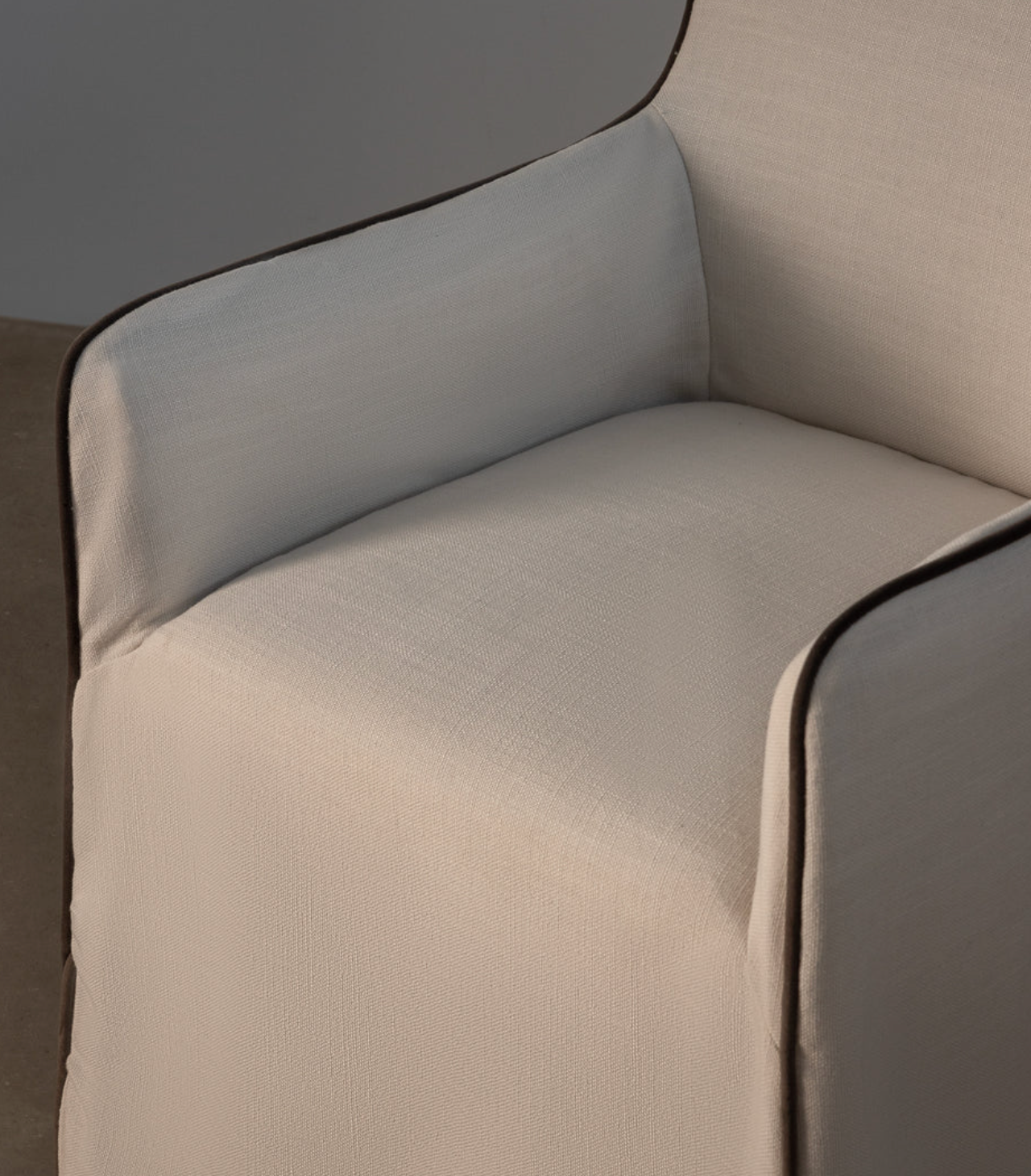 Cohen Dining Chair Ivory Contrast by Rachel Donath