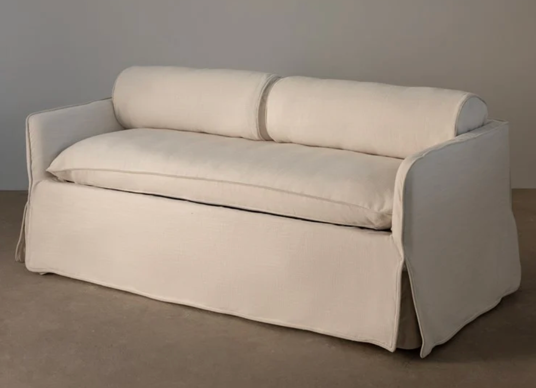 Cohen Sofa 2.5s Ivory by Rachel Donath