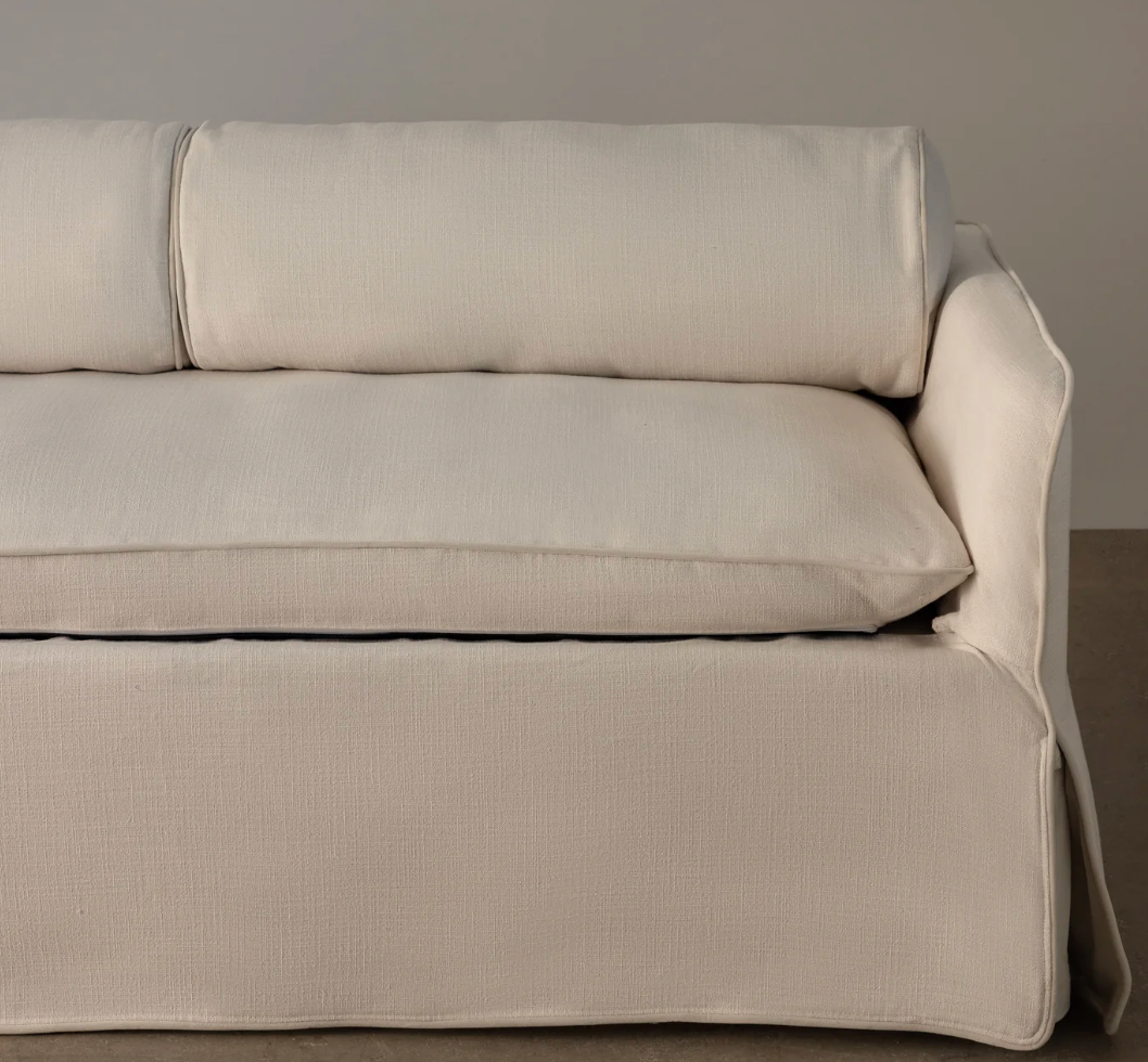 Cohen Sofa 2.5s Ivory by Rachel Donath