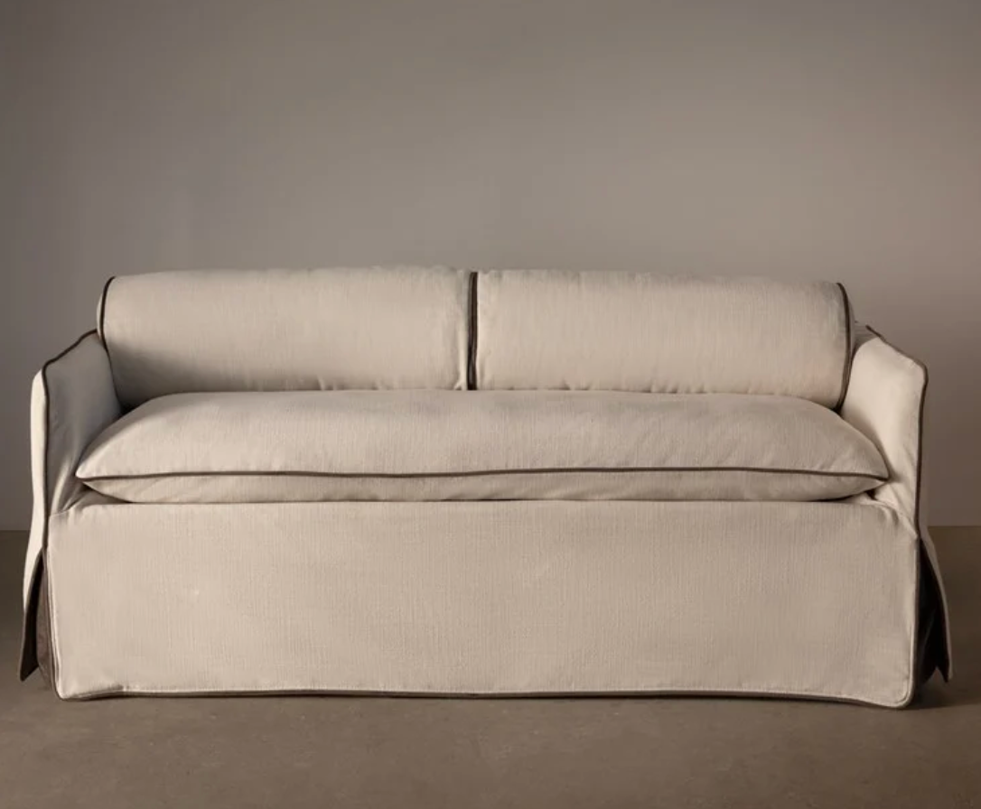 Cohen Sofa 2.5s Ivory Contrast by Rachel Donath