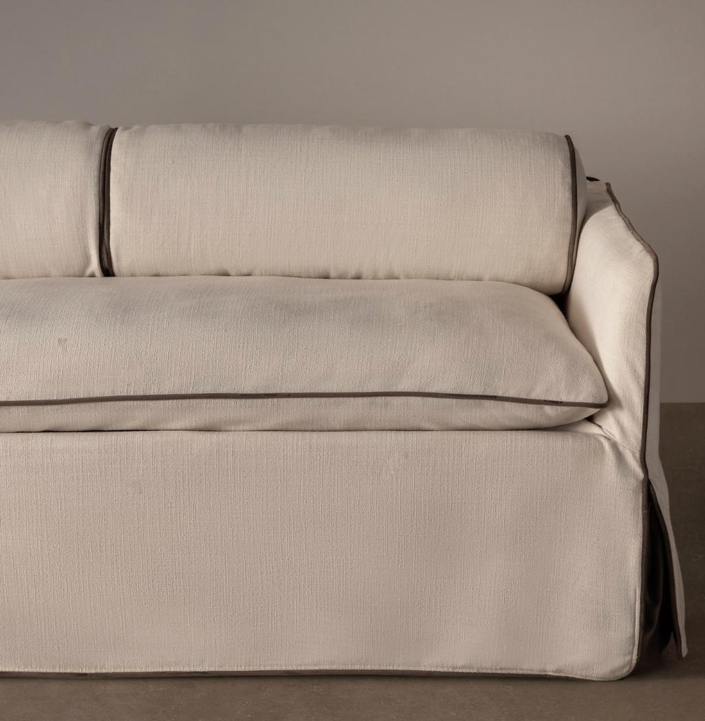 Cohen Sofa 2.5s Ivory Contrast by Rachel Donath
