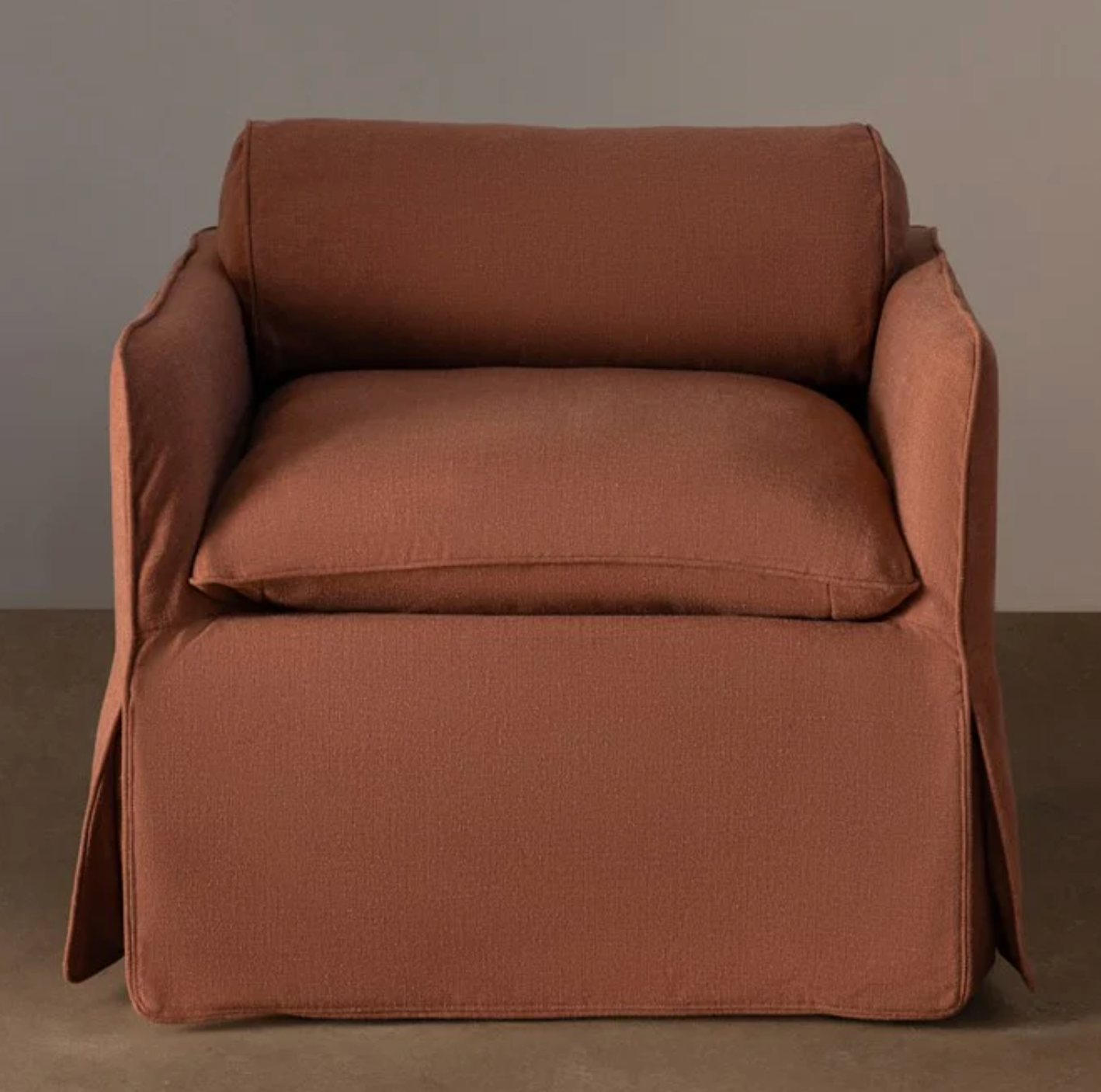 Cohen Armchair Brick by Rachel Donath