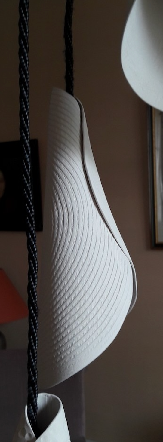 Small Arum Chandelier Light by Françoise Bergaglia