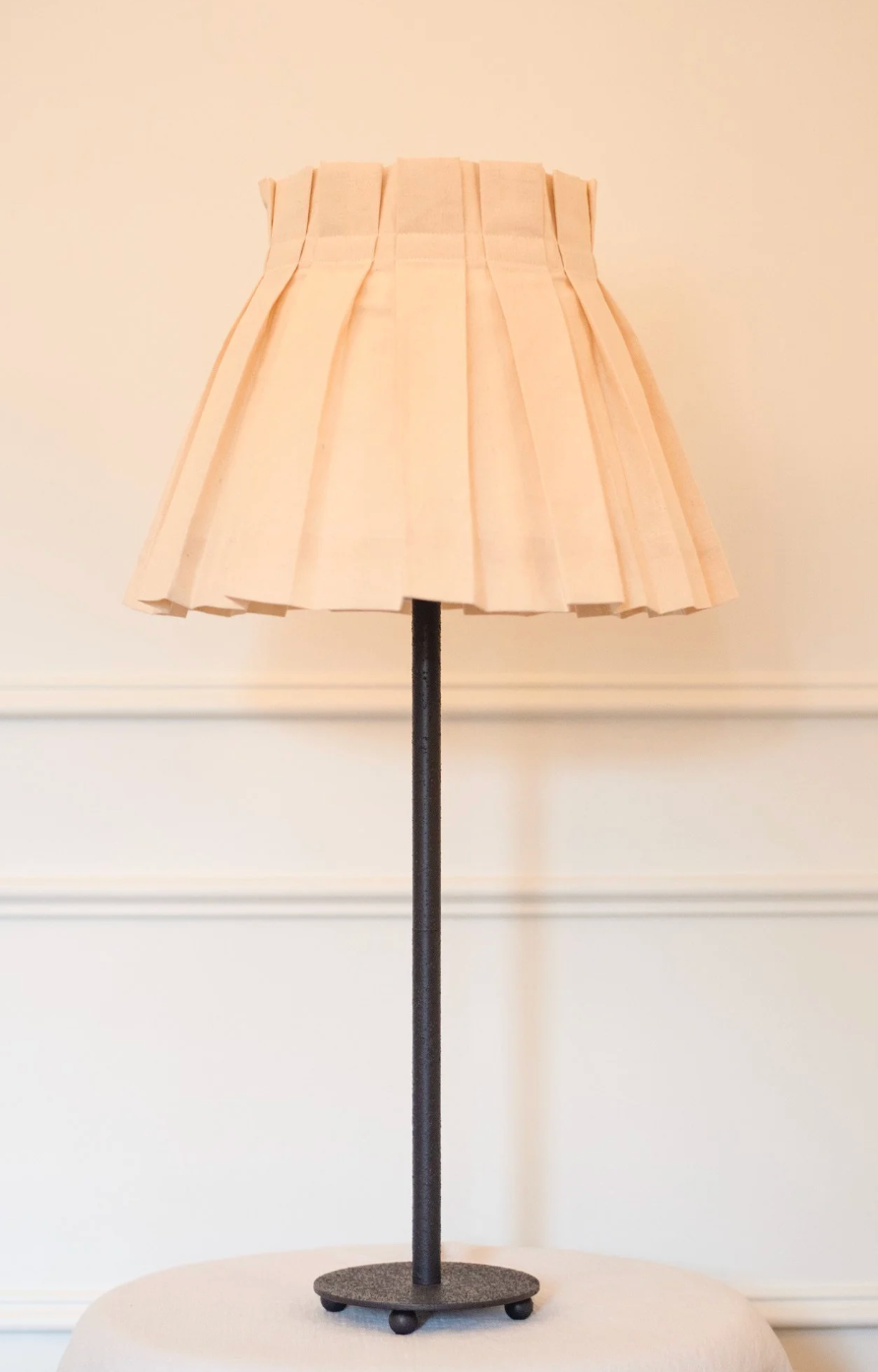 Calico Box Pleat Lampshade by Rose Van-Eyk