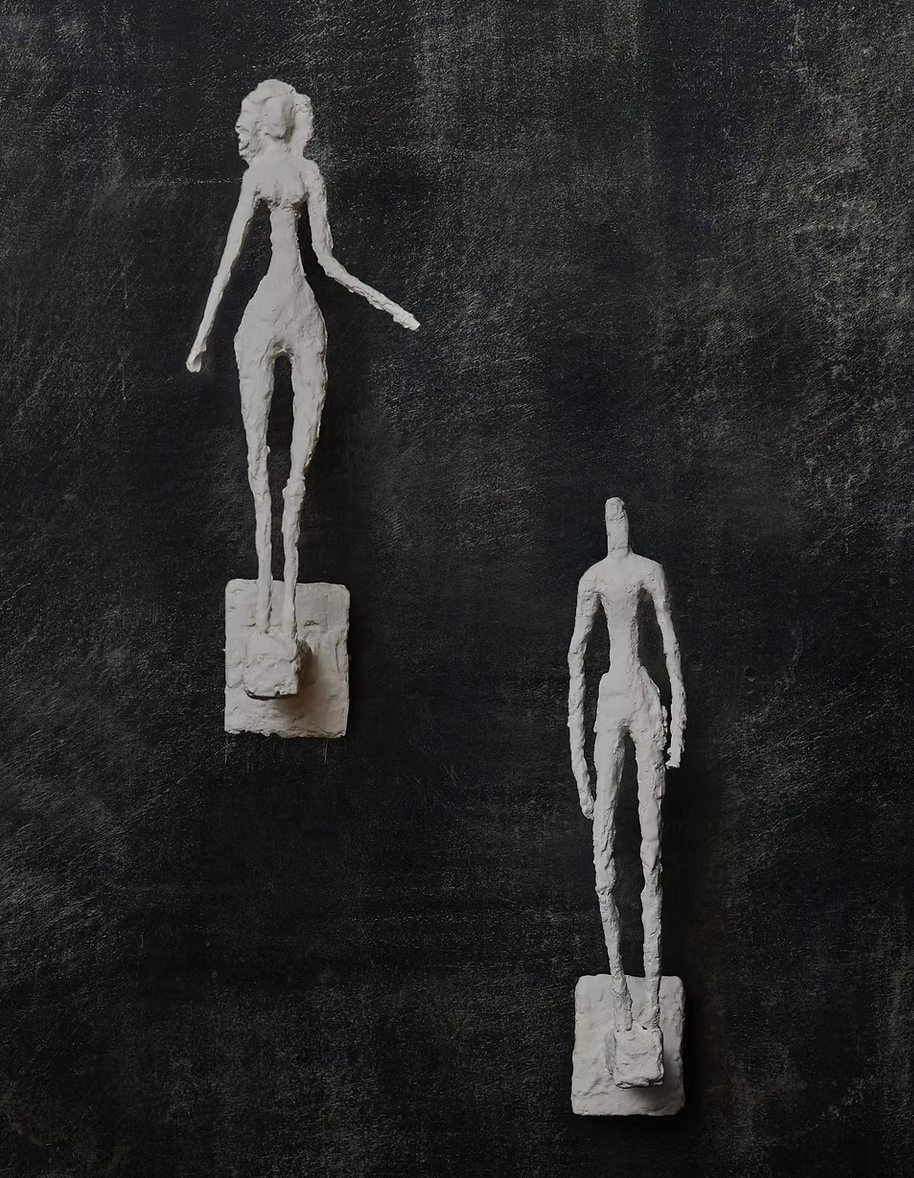Plaster Characters Wall Light