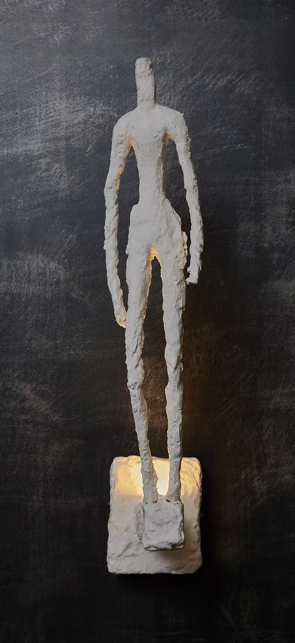 Plaster Characters Wall Light
