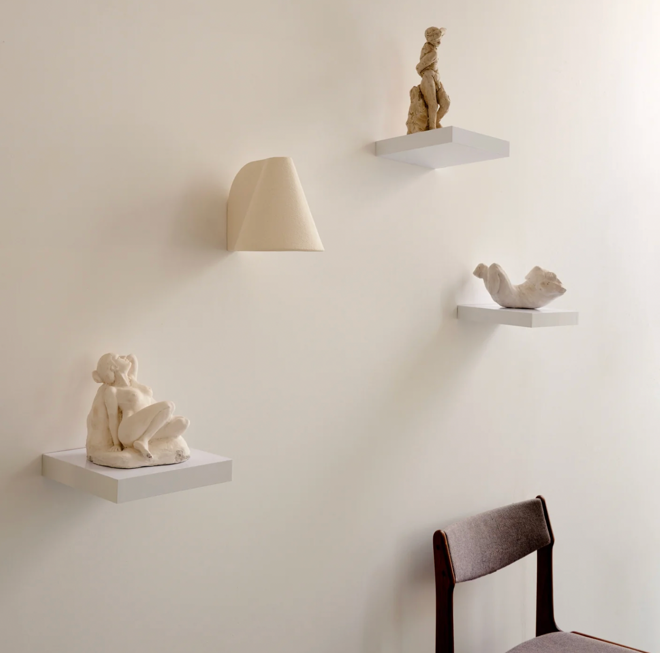 Esoteric Off-White Sconce by Mariza Galani