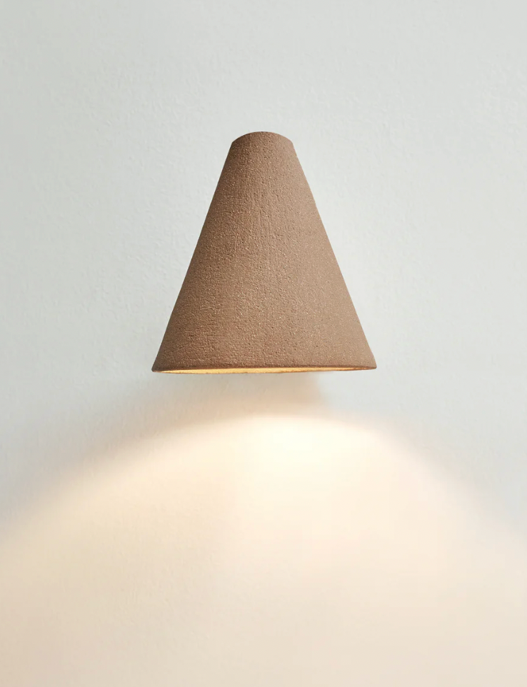 Esoteric Almond Brown Sconce by Mariza Galani