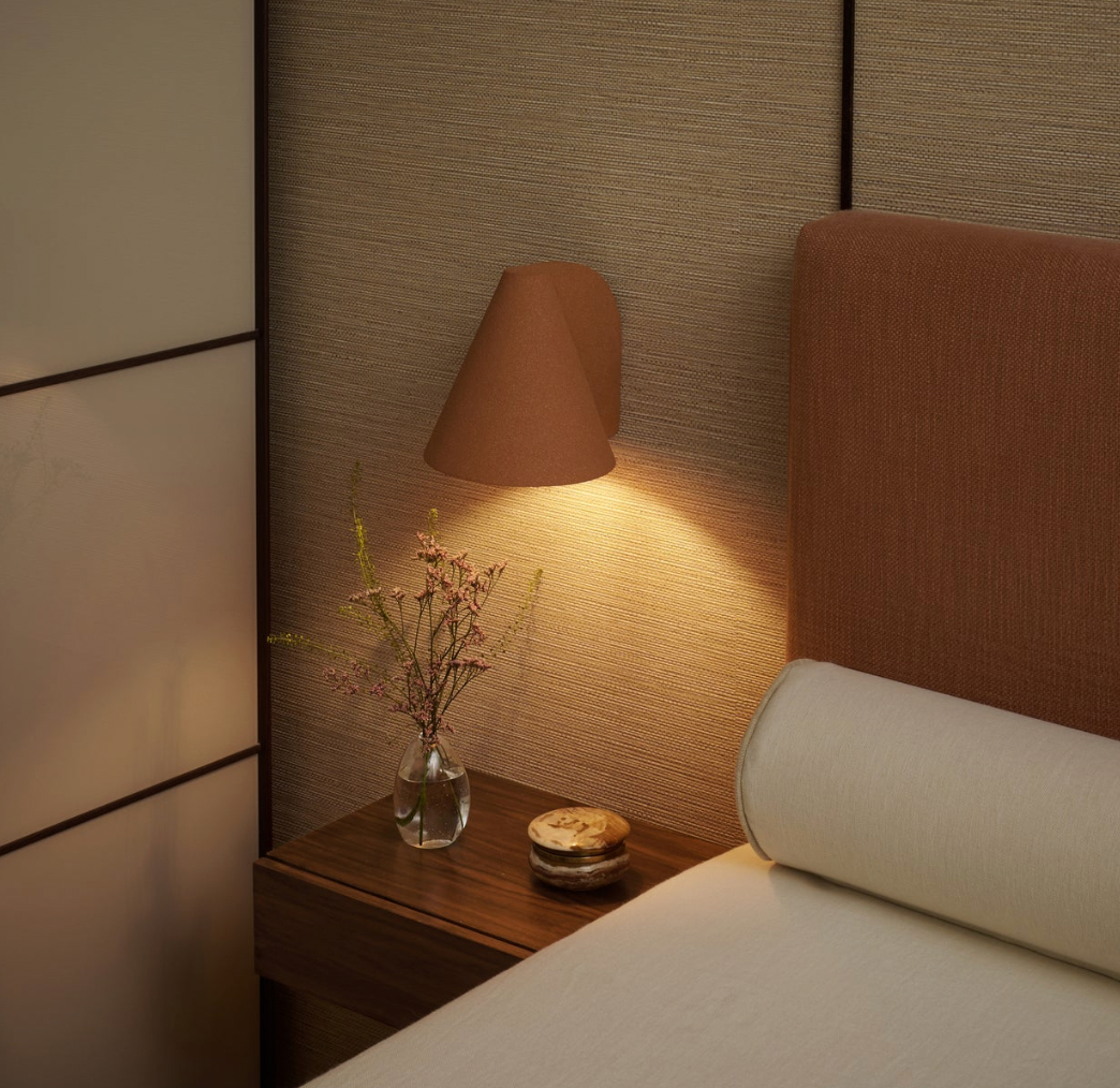 Esoteric Almond Brown Sconce by Mariza Galani
