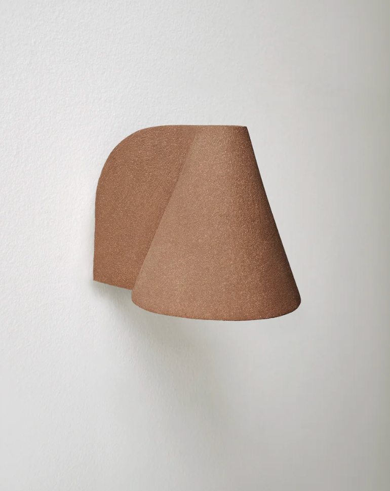 Esoteric Almond Brown Sconce by Mariza Galani