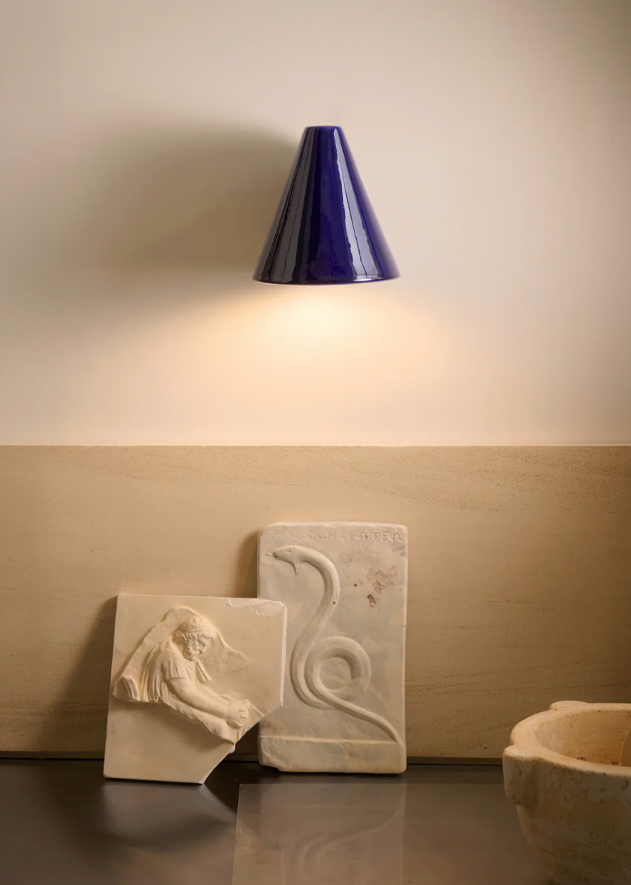 Esoteric Midnight Blue Sconce by Mariza Galani