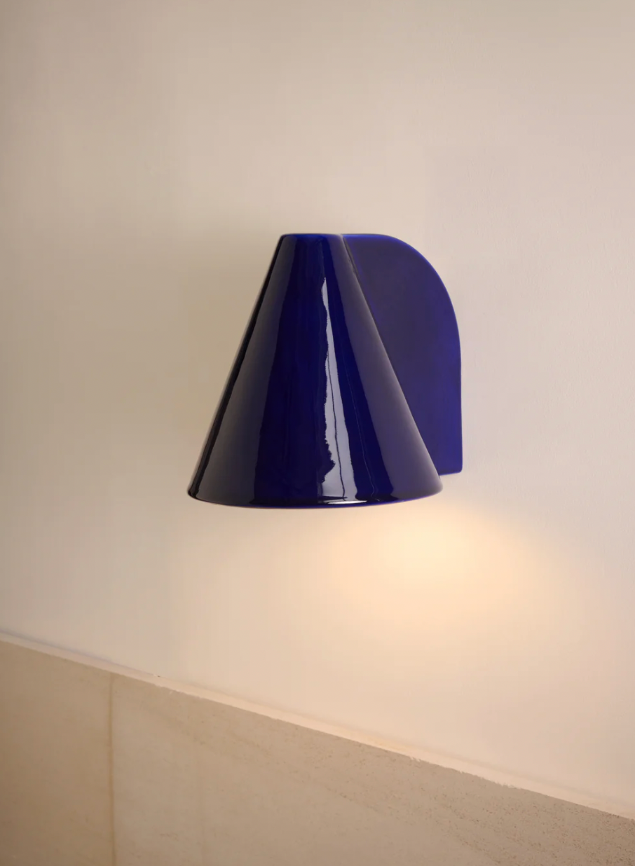 Esoteric Midnight Blue Sconce by Mariza Galani