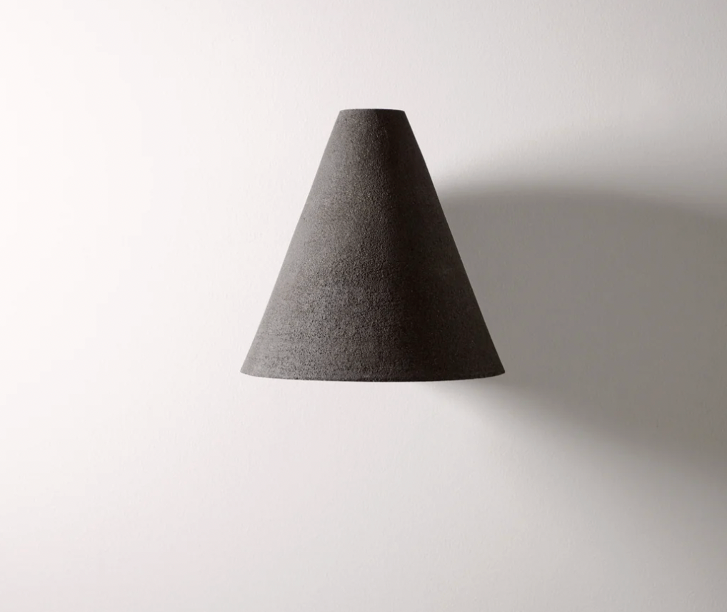 Esoteric Anthracite Black Sconce by Mariza Galani