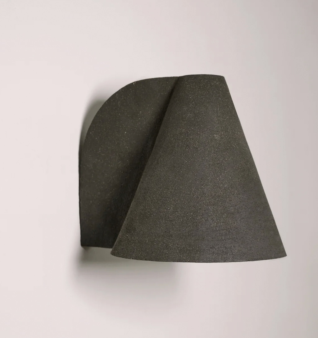 Esoteric Anthracite Black Sconce by Mariza Galani