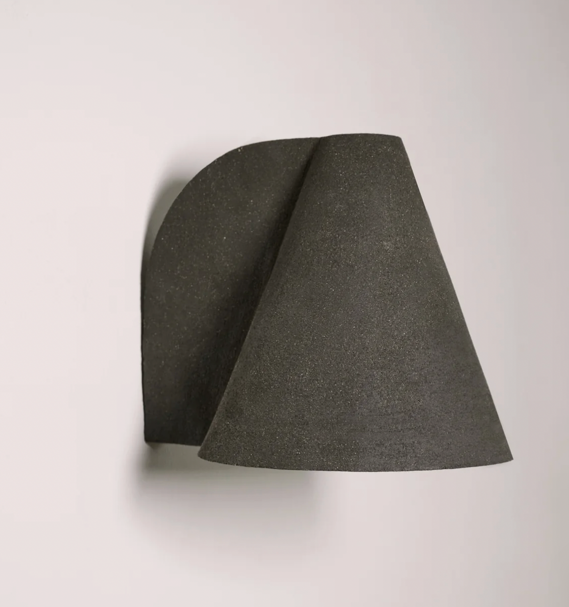 Esoteric Anthracite Black Sconce by Mariza Galani