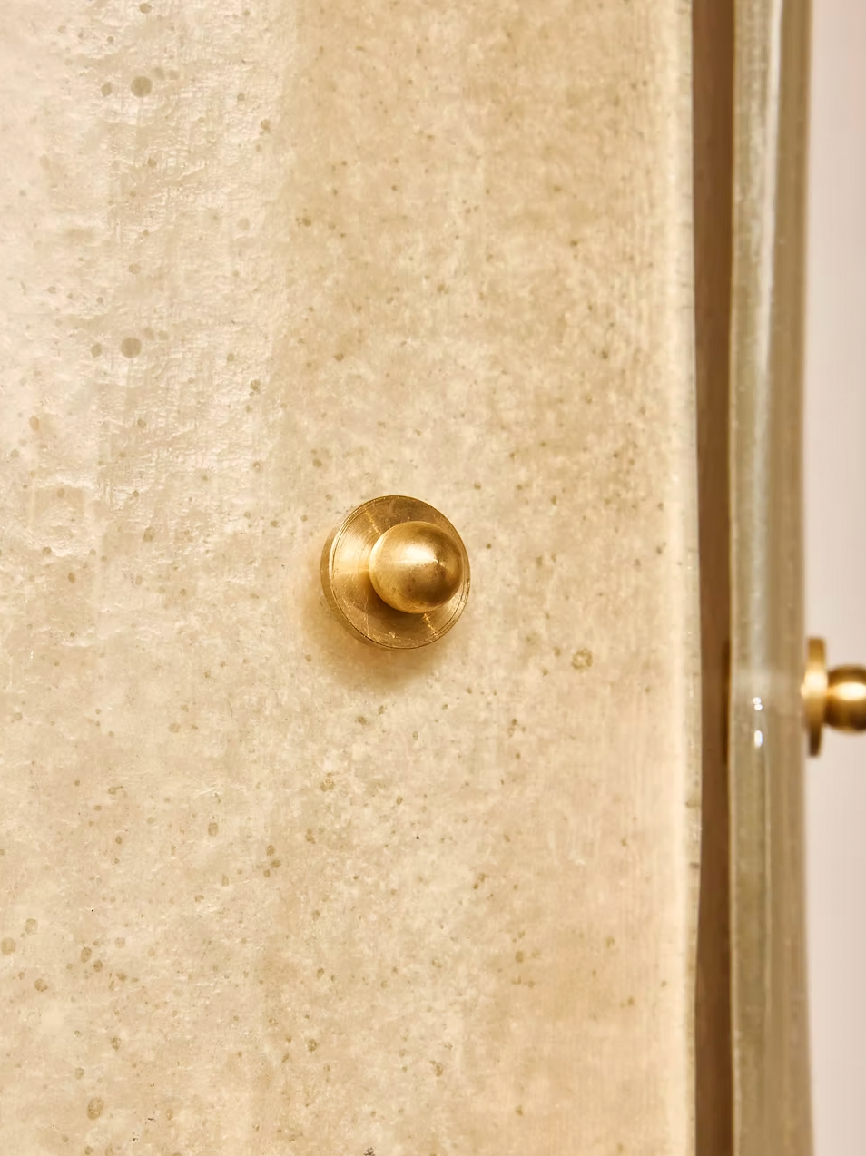 Multi-Layers Murano Glass Wall Light in Beige Tones