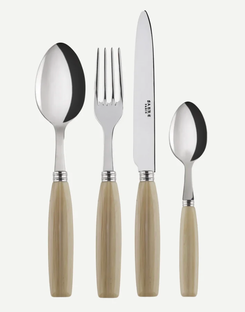Djembe Cutlery set- Faux Horn- 24 pieces