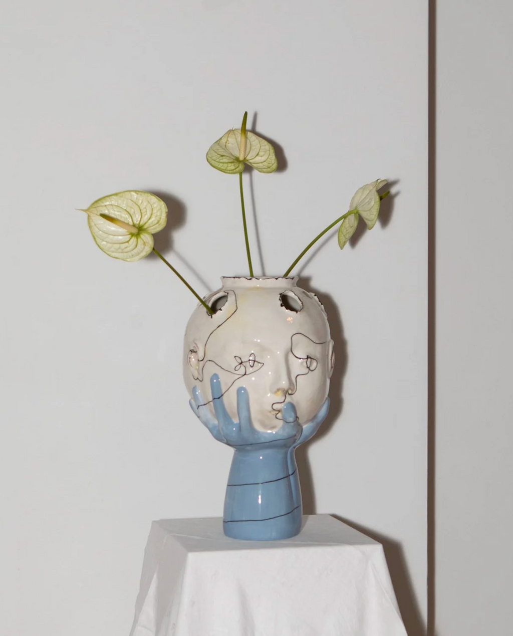 Head in Hands Wish Vase- House of Quentin Jones