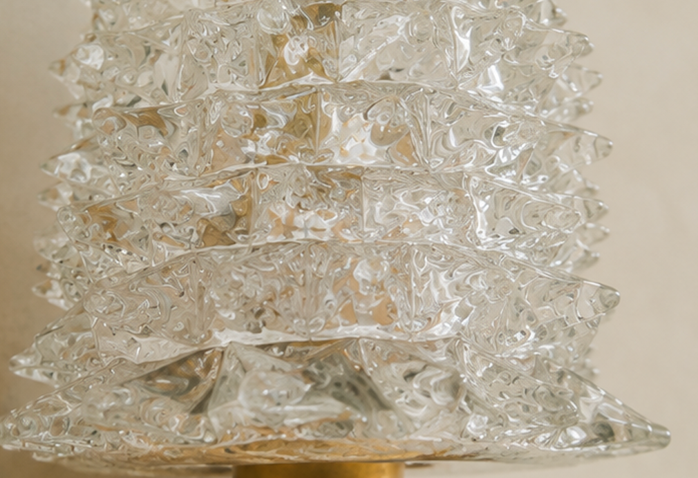 Barovier and Toso Murano Sconce 1940s