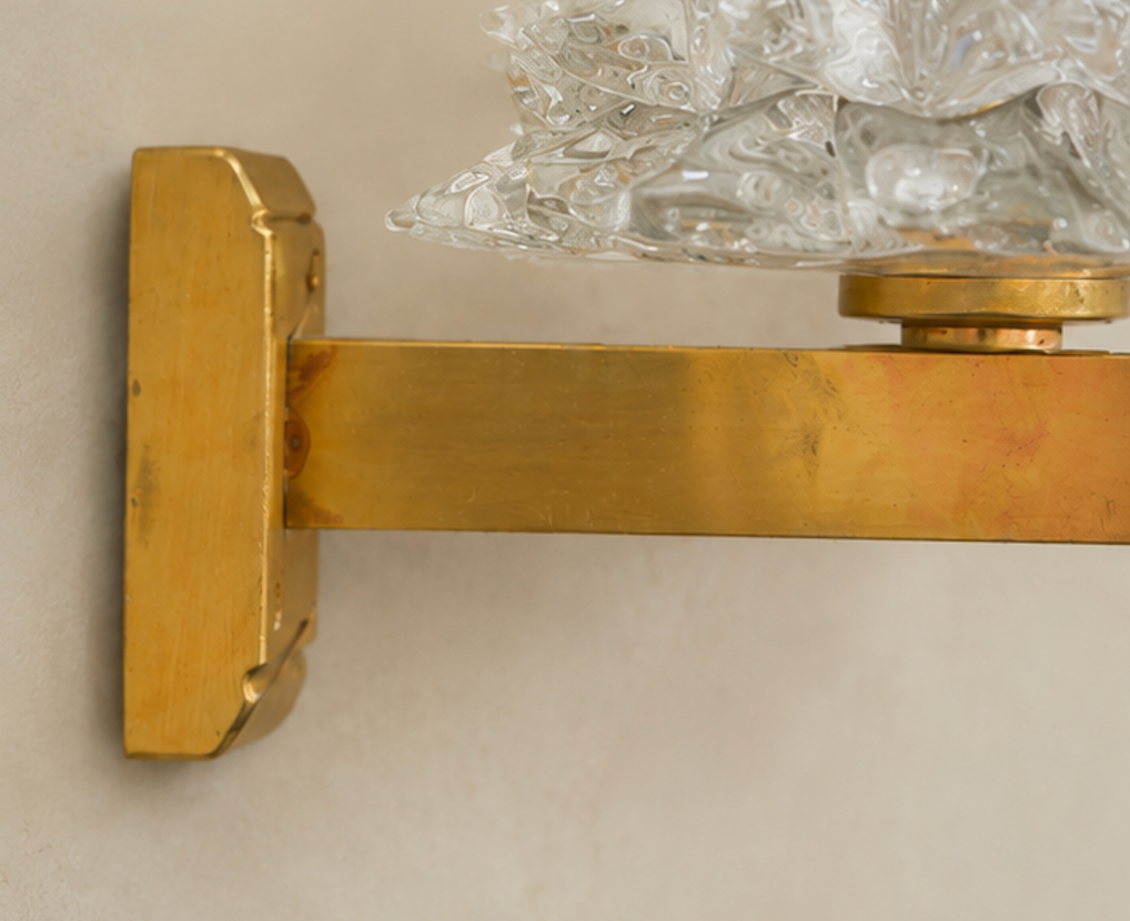 Barovier and Toso Murano Sconce 1940s