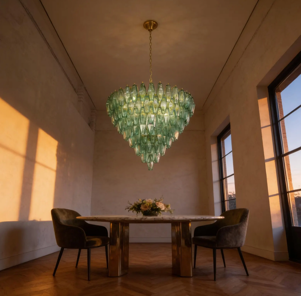 Murano Polyhedron Chandelier Ø75 × H75 cm