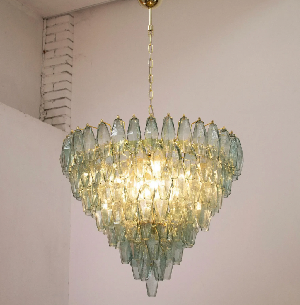 Murano Polyhedron Chandelier Ø75 × H75 cm