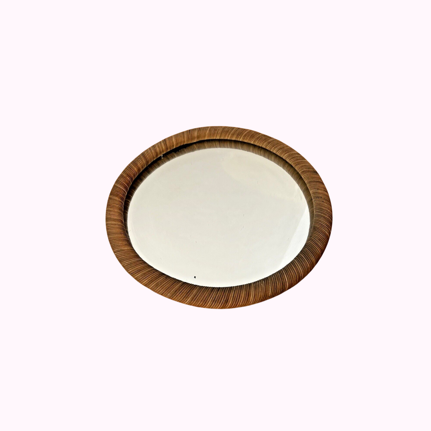 1950s Italian Bamboo Mirror