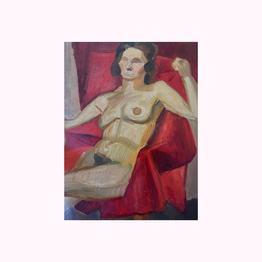 1910 Cubist Parisian Femme Nue