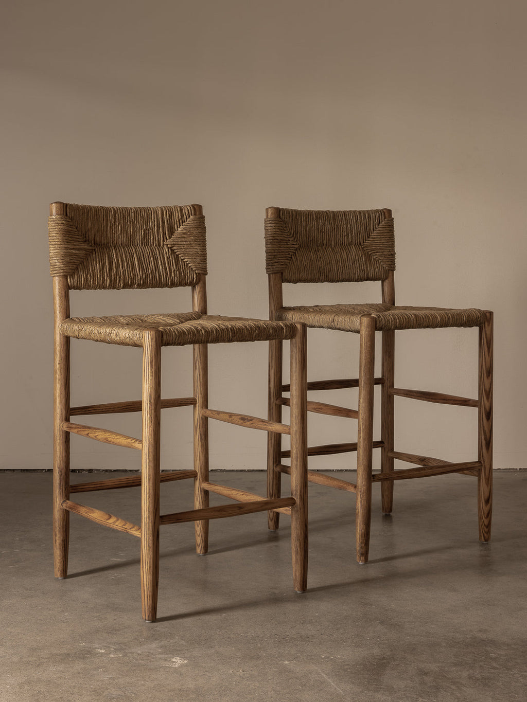 Arnaud Counter Stool pair studio photography
