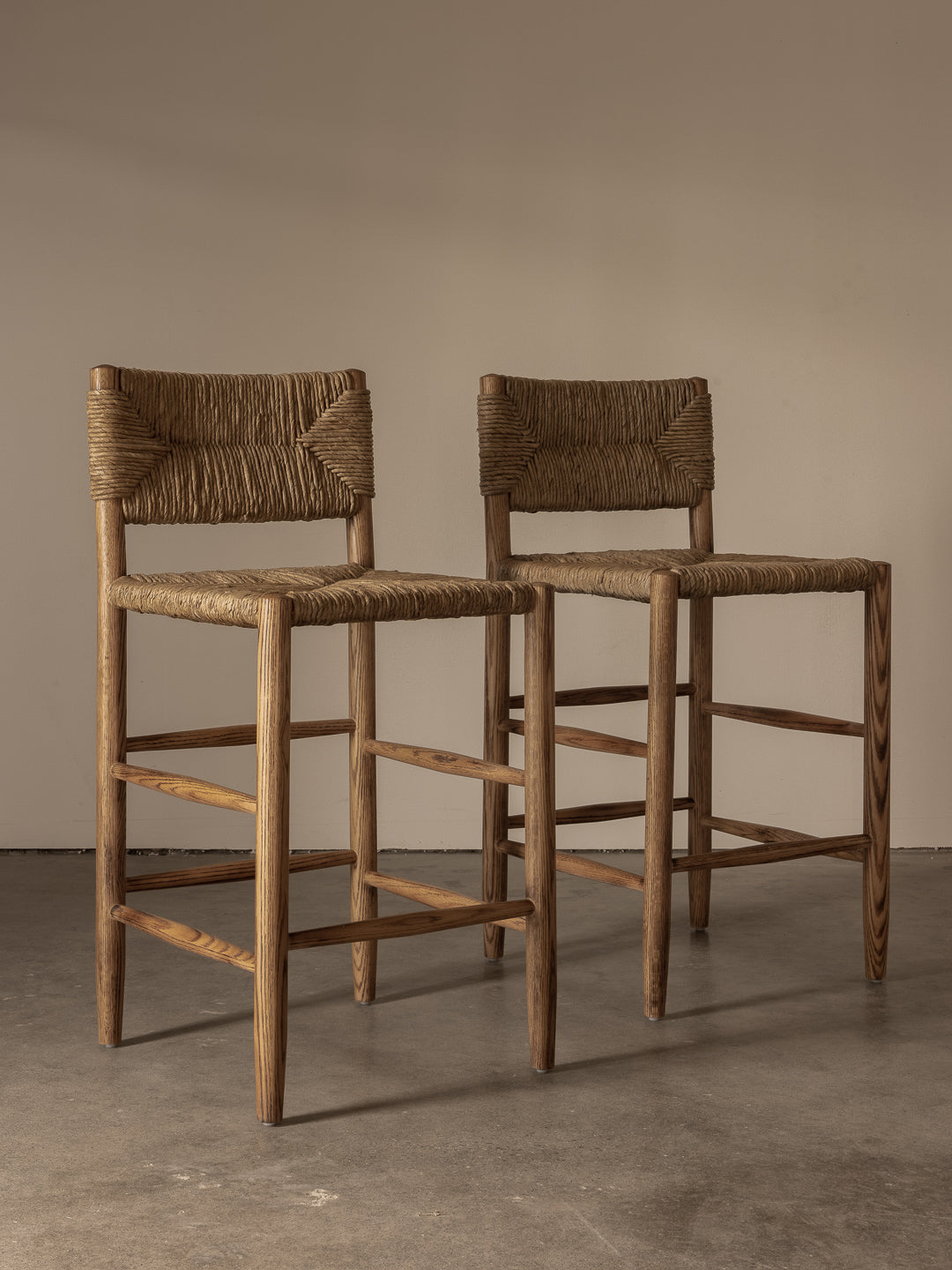 Arnaud Counter Stool pair studio photography