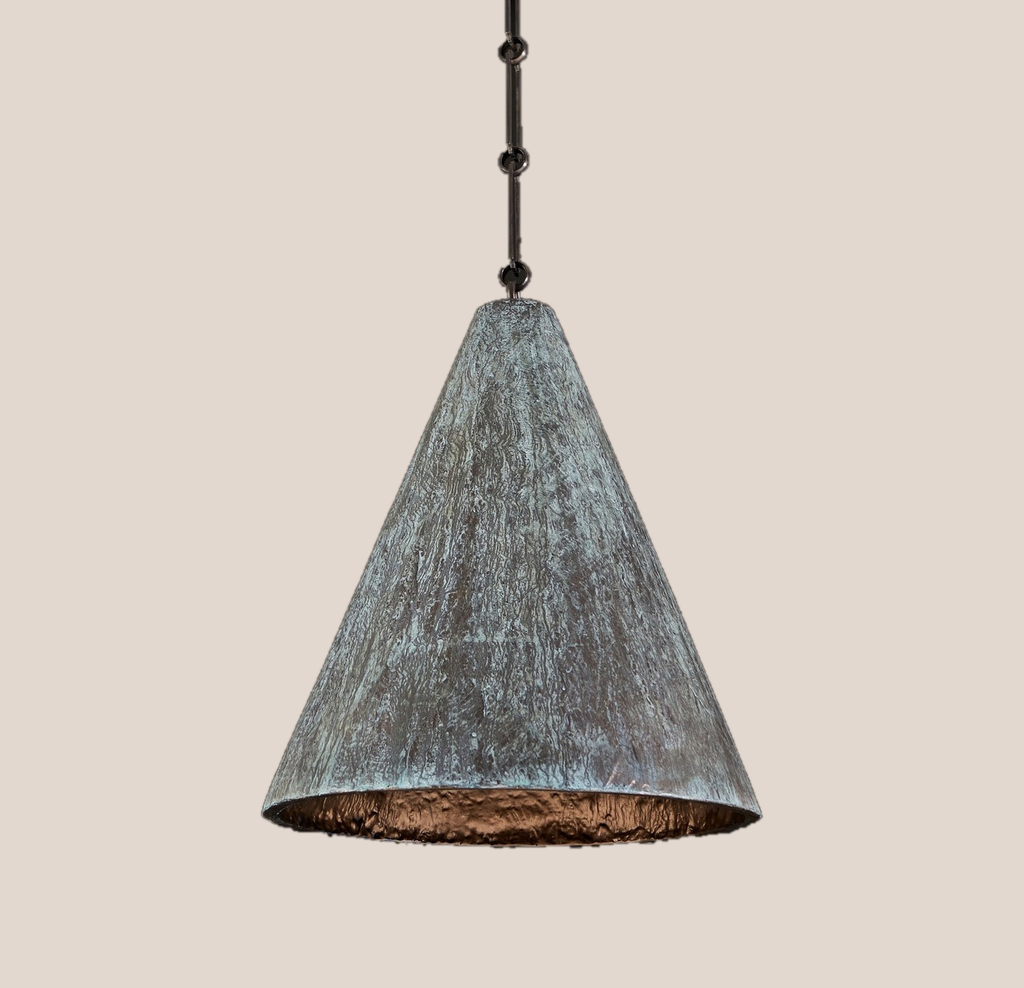 Product on flat warm stone-colour background