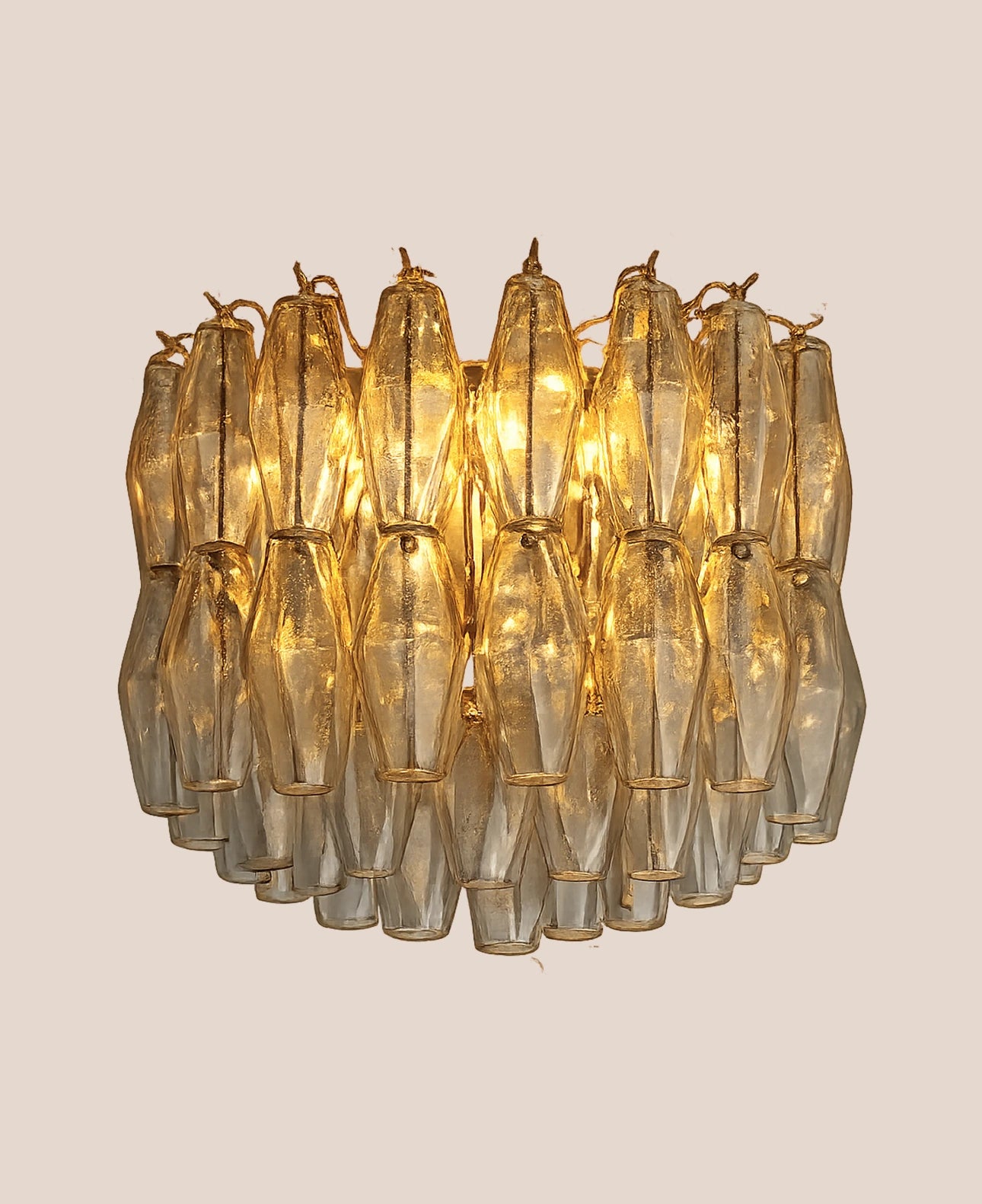 champagne-murano-polyhedron-ceiling-light-l45-h40-cm