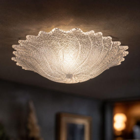 Murano Crystal Glass Ceiling Light Ø55 cm product photograph 1
