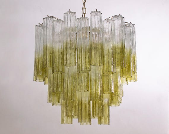 Green Murano Glass Chandelier Ø65 cm product view 1