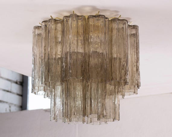 Smoky Murano Ceiling Light Ø35 cm view 1