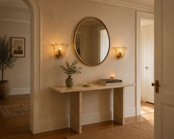 Blue Murano Glass Wall Sconces — Pair view 2