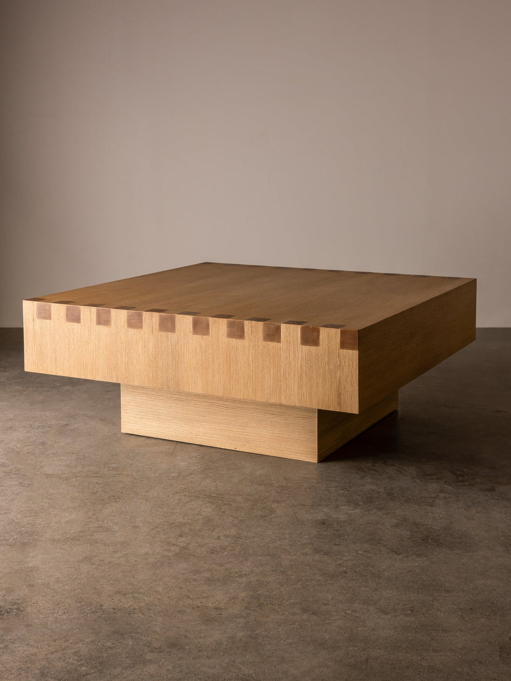 Dovetail Coffee Table stone studio image