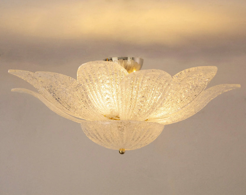 Grit Murano glass ceiling light detail