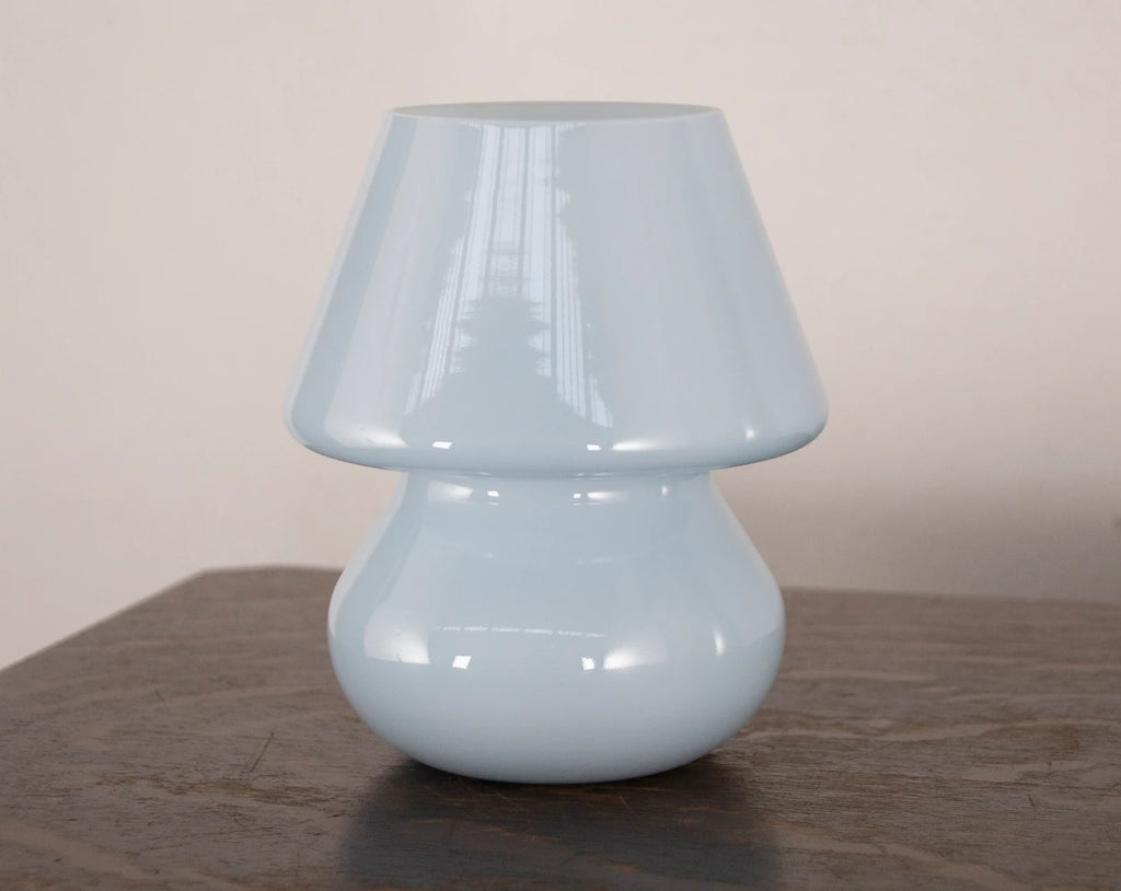 Italian handmade Murano glass mushroom lamp